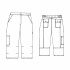 ESD Tříčtvrteční kalhoty UNISEX typ ESD303N34